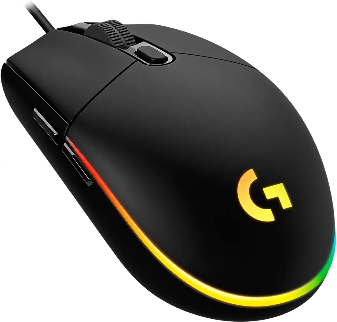 MOUSE GAMER LOGITECH G203 LIGHTSYNC 8000DPI NEGRO, foto 1 de 4