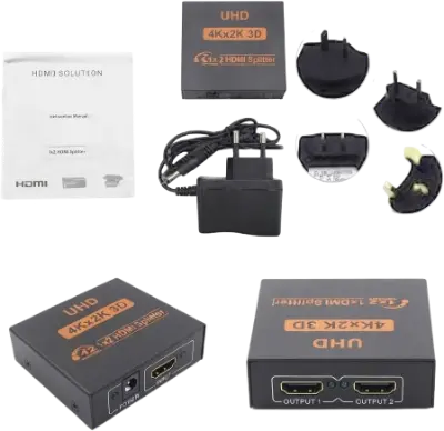 Adaptador HDMI 4K 1x2