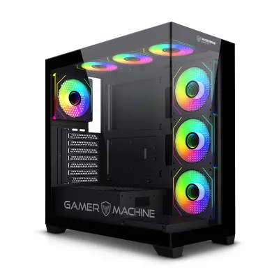 LEGEND 7 BLACK MIC GC806 GABINETE 7FAN ARGB (D:43.4CM W:21.8CM H:45.4CM) MICRONICS/CASE