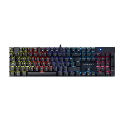 TECLADO MECÁNICO HALION COMANCHE 105 KM203 RGB