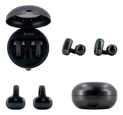 Audífonos clip ear TE-8079N, negros