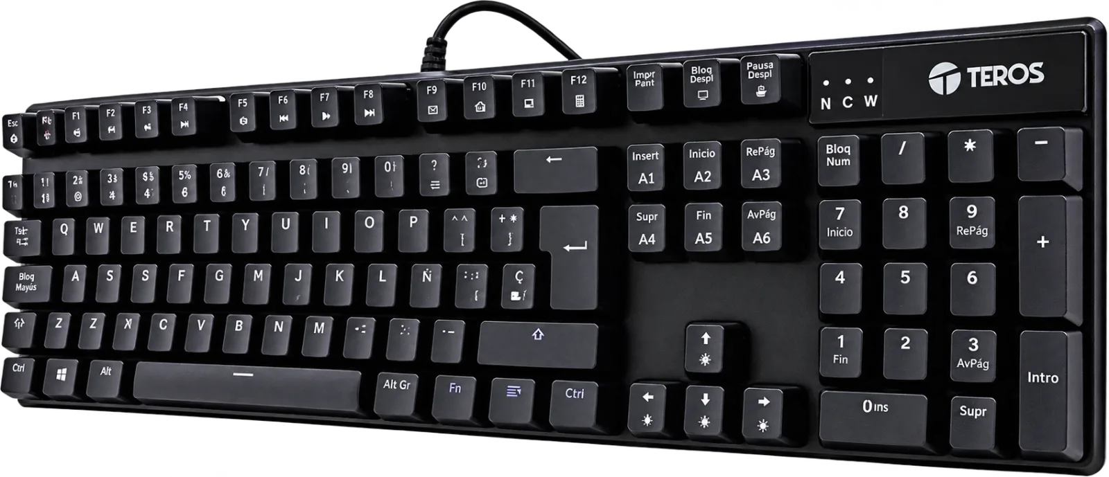 TECLADO MECÁNICO TEROS TE-4068G RAINBOW USB, foto 1 de 4
