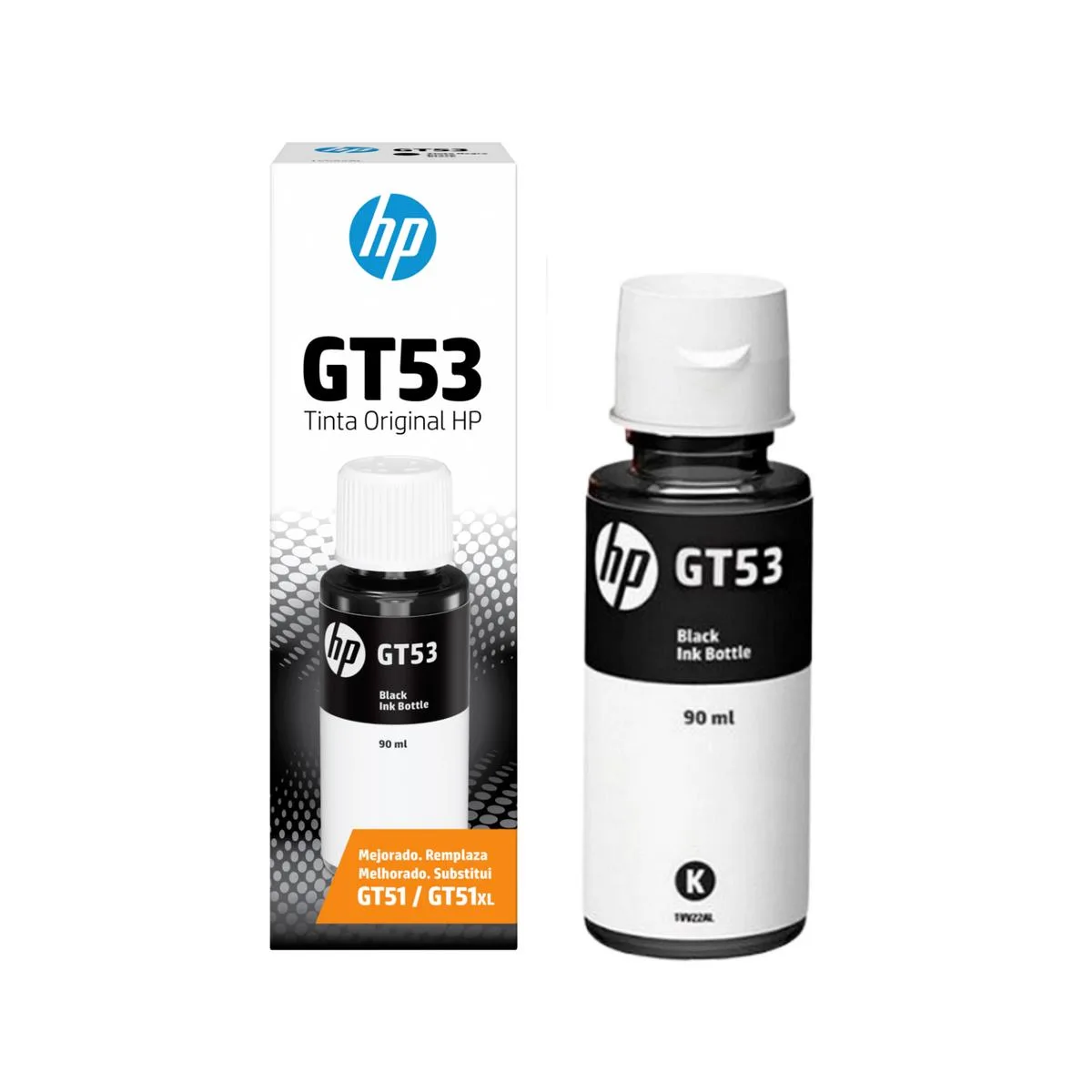 GT53 BLACK ORIGINAL INK BOTTLE, foto 1 de 4