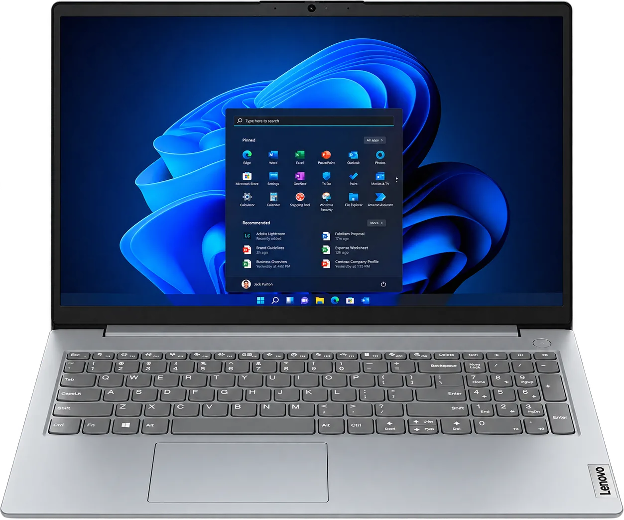 LAPTOP LENOVO RYZEN 3-7320U, 8GB RAM DDR5, 512GB SSD, 15.6" FHD NB LEN V15, foto 1 de 4