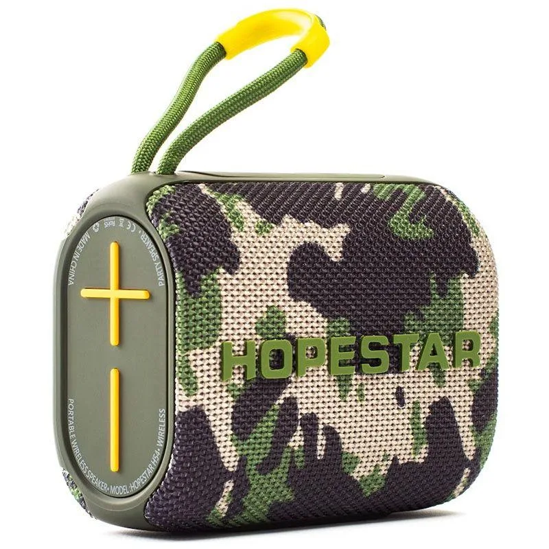 PARLANTE HOPESTAR H54 CAMUFLAJE IPX7 IMPERMEABLE WIRELESS, foto 1 de 5