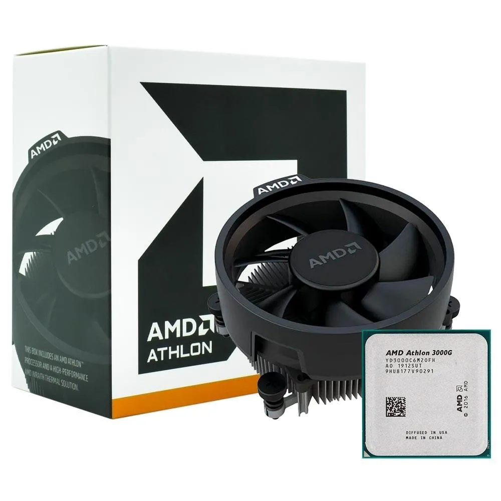CPU AMD ATHLON 3000G DUAL CORE 3.5GHZ, foto 1 de 5