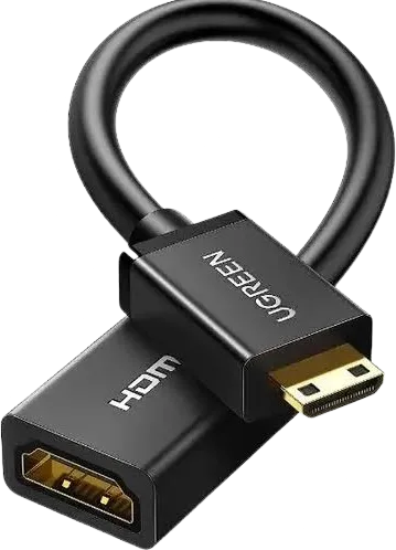 Adaptador HDMI macho a HDMI hembra 4K con audio, foto 1 de 5