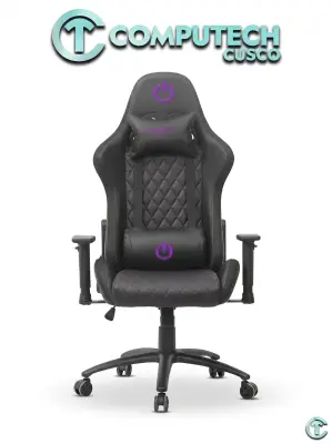 BRAVIO PURPLE ENC GC1002 SILLA GAMER 2D ENKORE