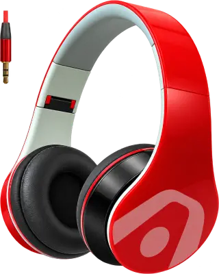 Audífono Argomtech Ultimate Sound Vibe inalámbrico Bluetooth, rojo (ARG-HS-2552RD)