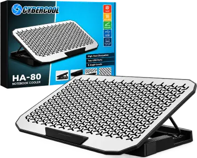 COOLER CYBERCOOL HA-80 LAPTOP ALUMI