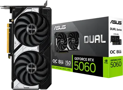 TARJETA DE VIDEO ASUS GEFORCE RTX 5060 8GB DUAL