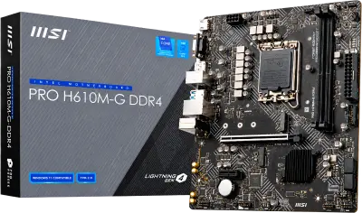 PLACA MSI PRO H610M-G DDR4 LGA1700 (PN:911-7D46-030)