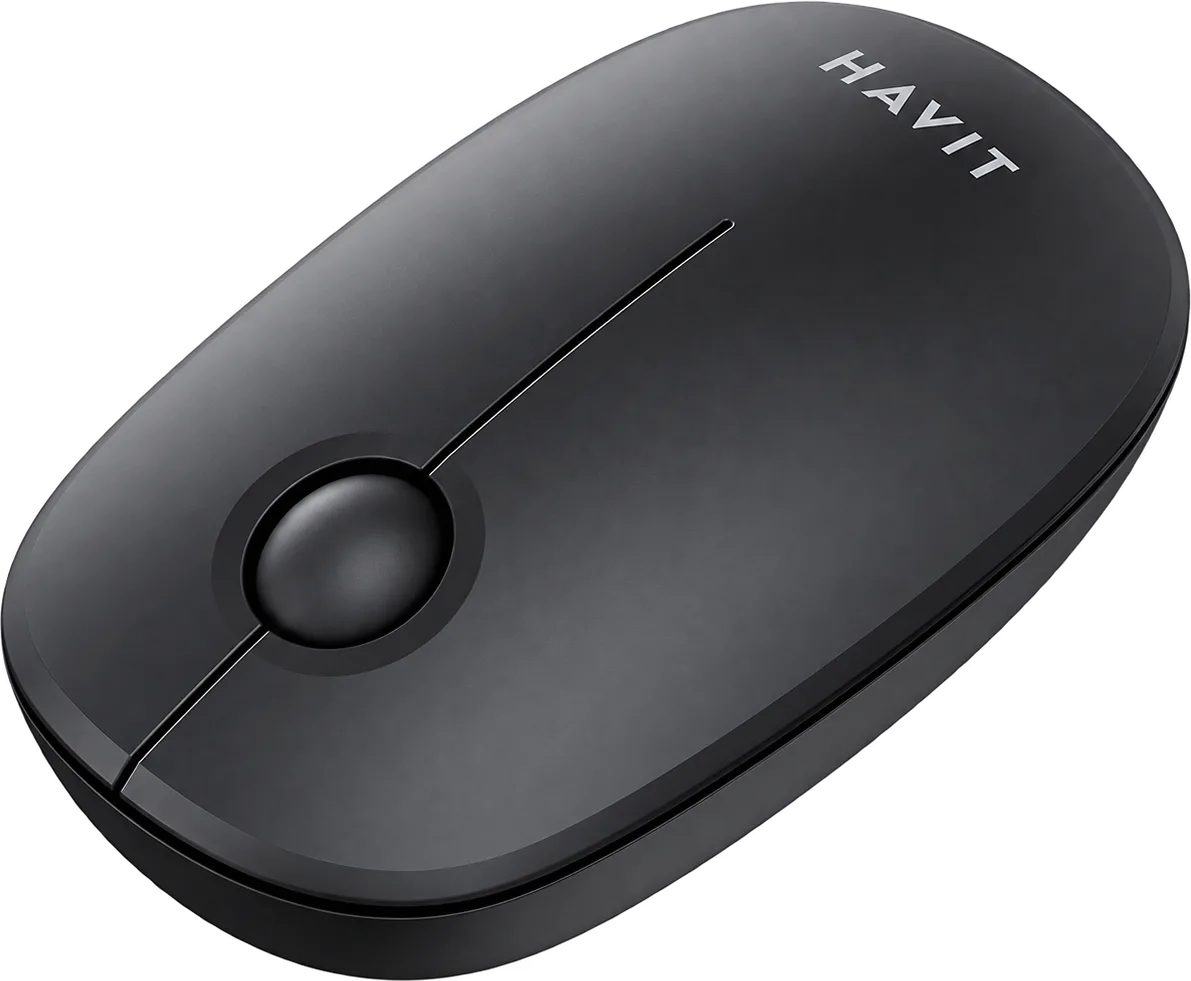 MOUSE OFFICE INALAMBRICO 2.4G HAVIT MS57GT NEGRO, foto 1 de 4