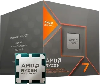 PROCESADOR AMD RYZEN 7 8700F 4.10 / 5.00 GHZ, 16MB L3, foto 1 de 5