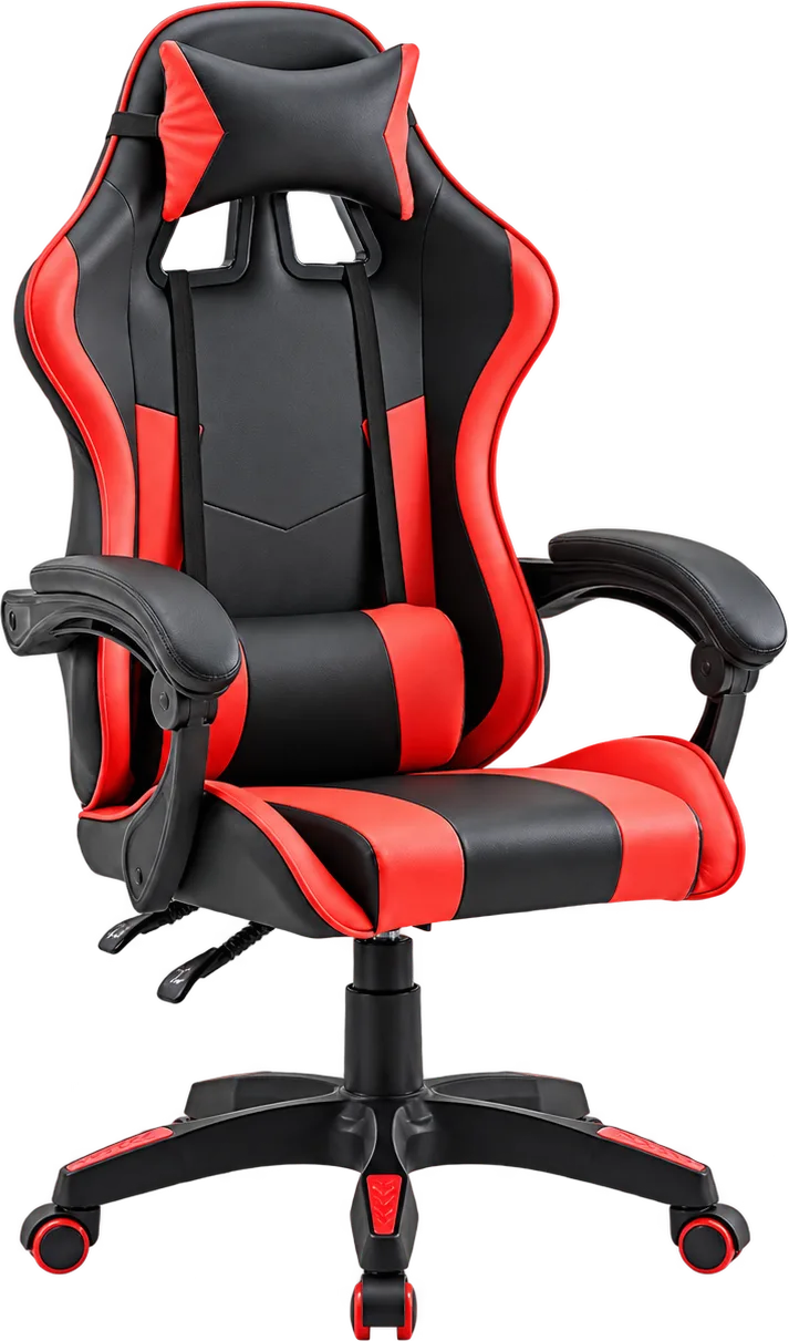SILLA GAMER CUERO PU ORANGE NEW RACING PRO ROJO/NEGRO, foto 1 de 4