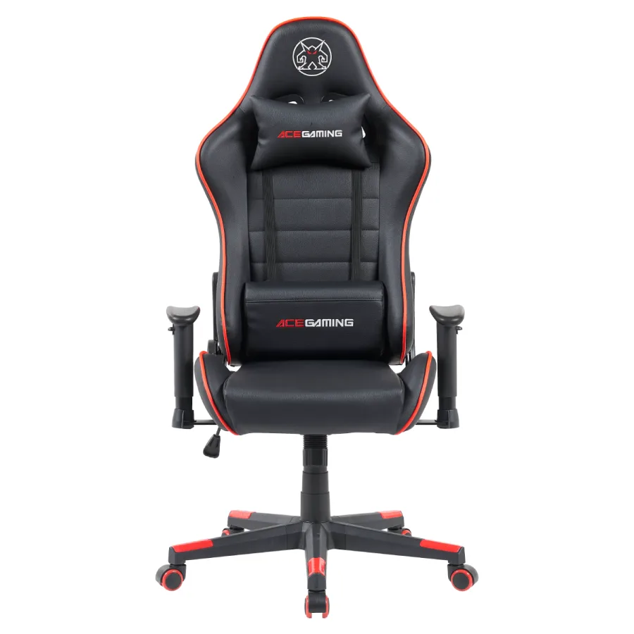 SILLA GAMER ACE GAMING AG-107 ROJO PVC, foto 1 de 4