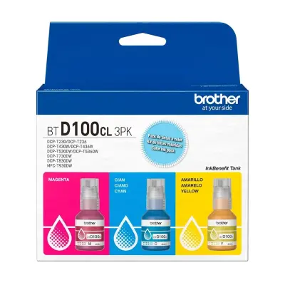TINTA BROTHER BTD100CL3PK TANK 7.500PGN MODERNAS