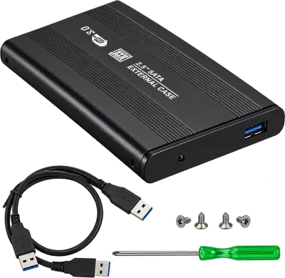 CASE D/ALUMINIO C/USB 2.0 P/DISCO DURO EXTERNO