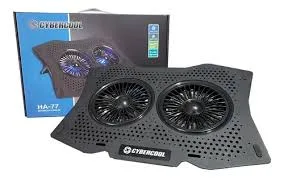 COOLER CYBERCOOL HA-77 DE PLÁSTICO Y METAL CON LED AZUL, foto 1 de 5
