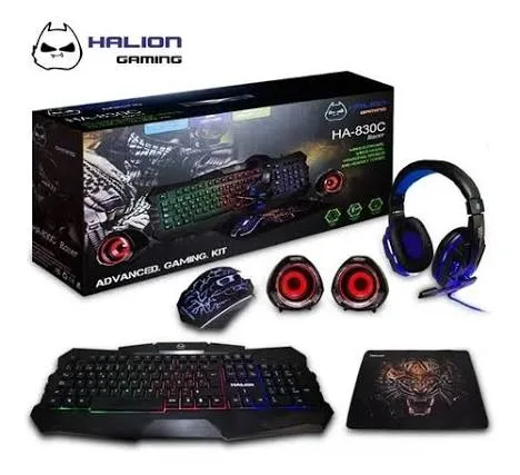 COMBO GAMER HALION 5 EN 1 RACER HA-830C, foto 1 de 5
