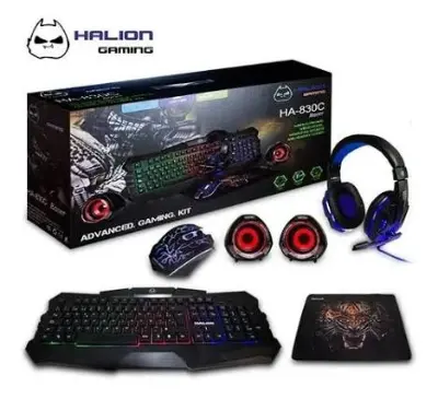 COMBO GAMER HALION 5 EN 1 RACER HA-830C