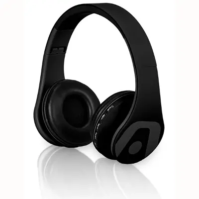 Audífono Argomtech Ultimate Sound Vibe inalámbrico Bluetooth, negro (ARG-HS-2552BK)