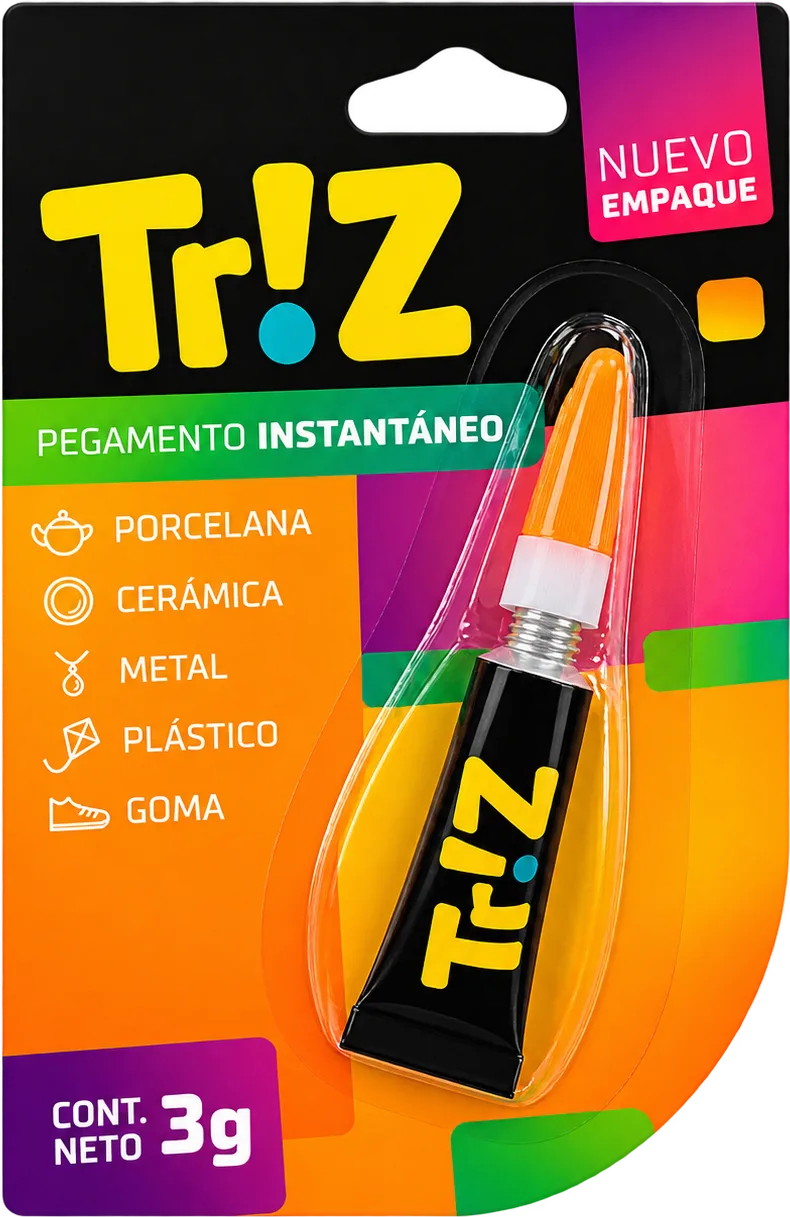 TRIZ PEGAMENTO INSTANTANEO SUPER GLUE 3 GRAMOS, foto 1 de 4