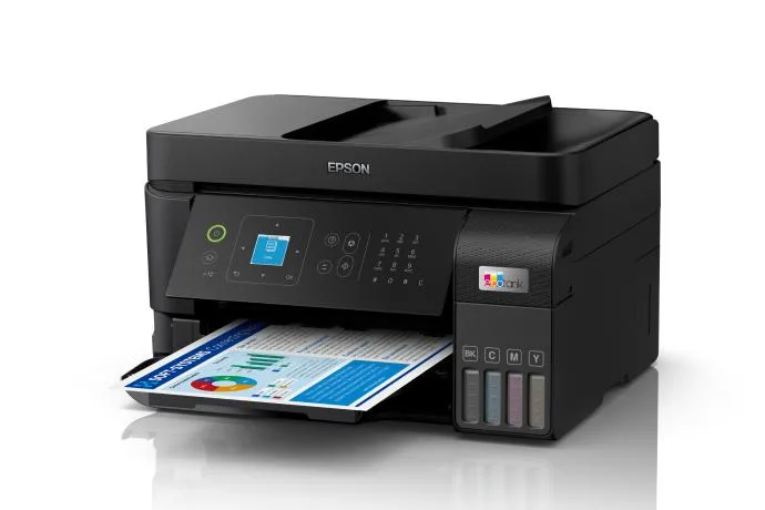 IMPRESORA MULTIFUNCIONAL EPSON / ECOTANK L5590 / IMPRIME / ESCANEA / COPIA / FAX / USB / LAN / WI-FI, foto 1 de 5