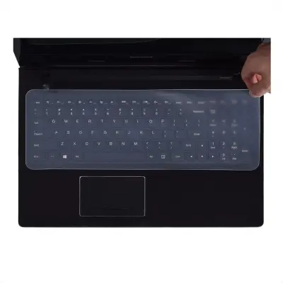 PROTECTOR DE TECLADO PARA LAPTOP 15.6 FLEXIBLE DE SILICONA