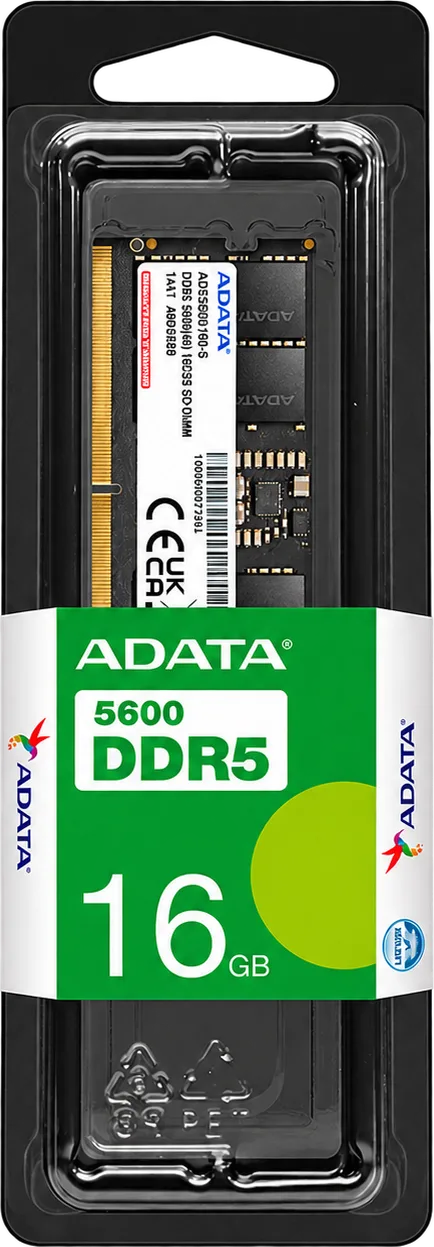 RAM ADATA DRAM DDR5 SO-DIMM 16GB 5600 /LAPTOP, foto 1 de 4