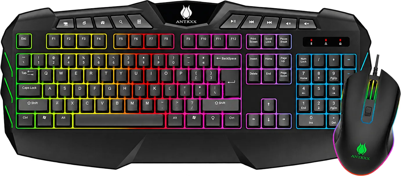 KIT GAMER ANTRYX TECLADO + MOUSE GC-1100, foto 1 de 4