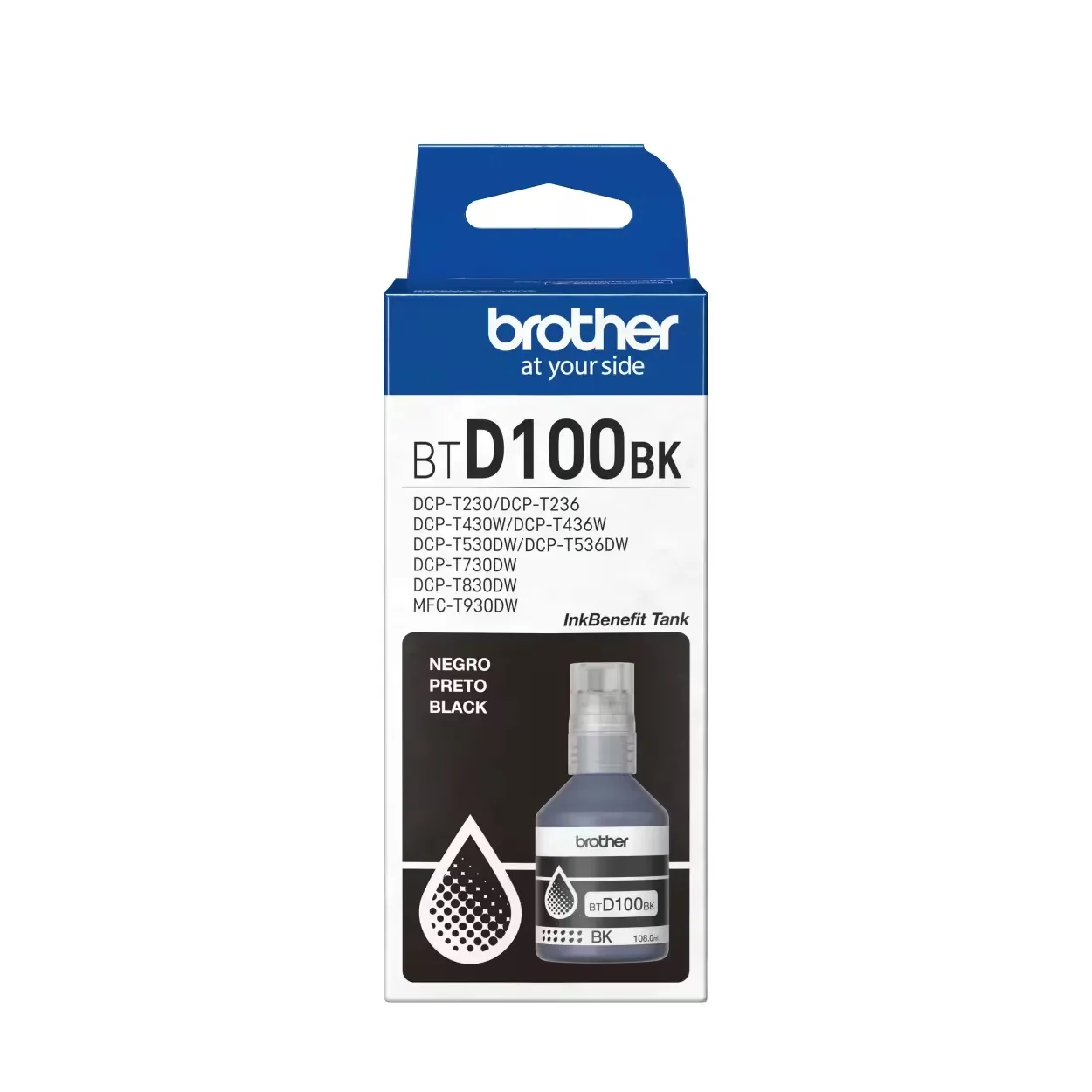 TINTA BROTHER BTD100BK BLACK, foto 1 de 2