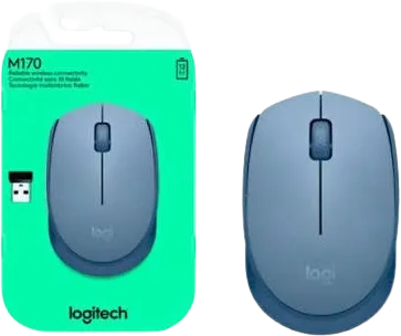 MOUSE LOGITECH M170 WIRELESS / BLUE GREY, foto 1 de 5