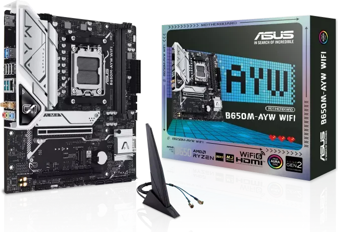 MB AS B650M-AYW WIFI SVL DDR5 /PLACA, foto 1 de 5