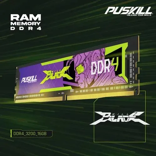 MEMORIA RAM PUSKILL 16GB DDR4 3200MHZ, foto 1 de 4