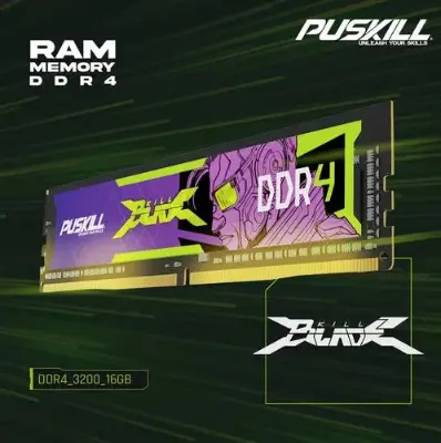 MEMORIA RAM PUSKILL 16GB DDR4 3200MHZ